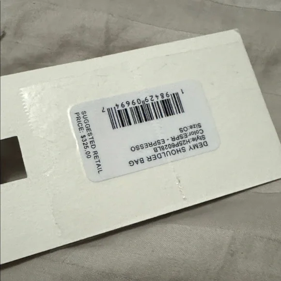 STAUD Demy Zip Leather Shoulder Bag Dark Espresso NWT - Picture 9 of 16